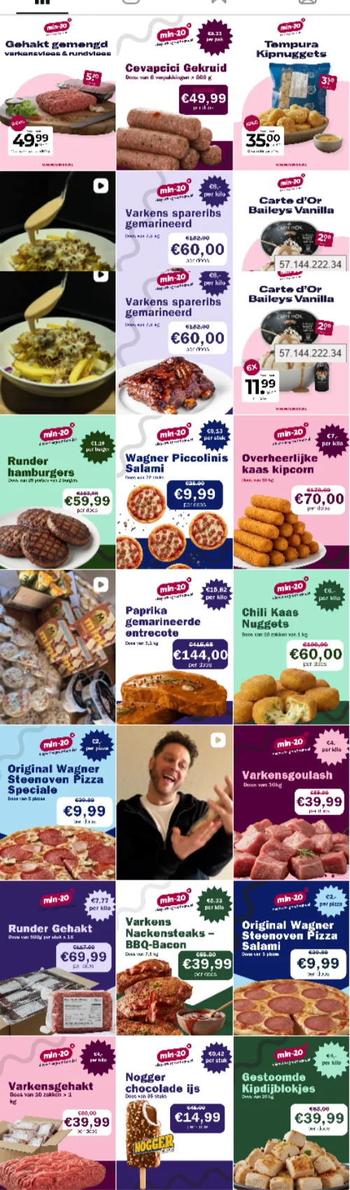 Min Twintig feature pagina